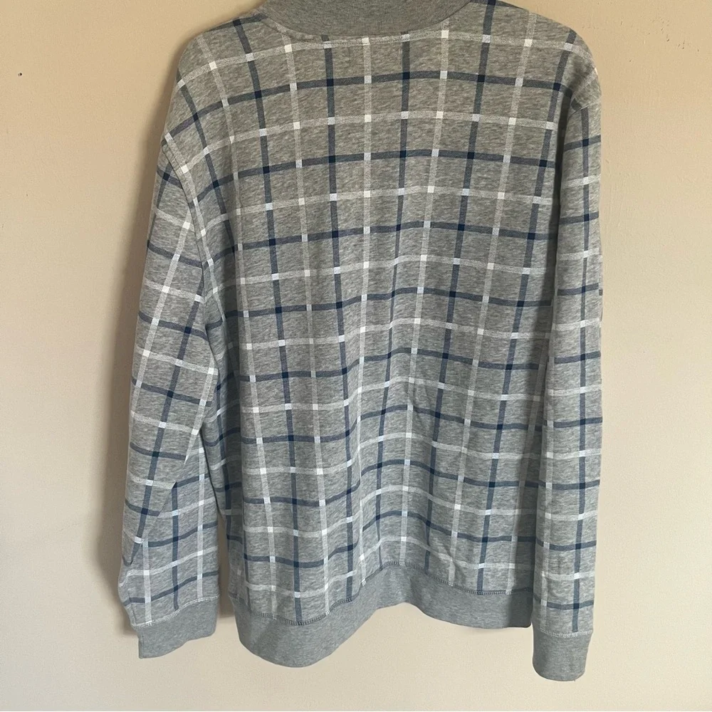 Vintage Nautica Sailing Gear Gray Checkered Sweatshirt Nautica Crewneck Size XL - Picture 7 of 12